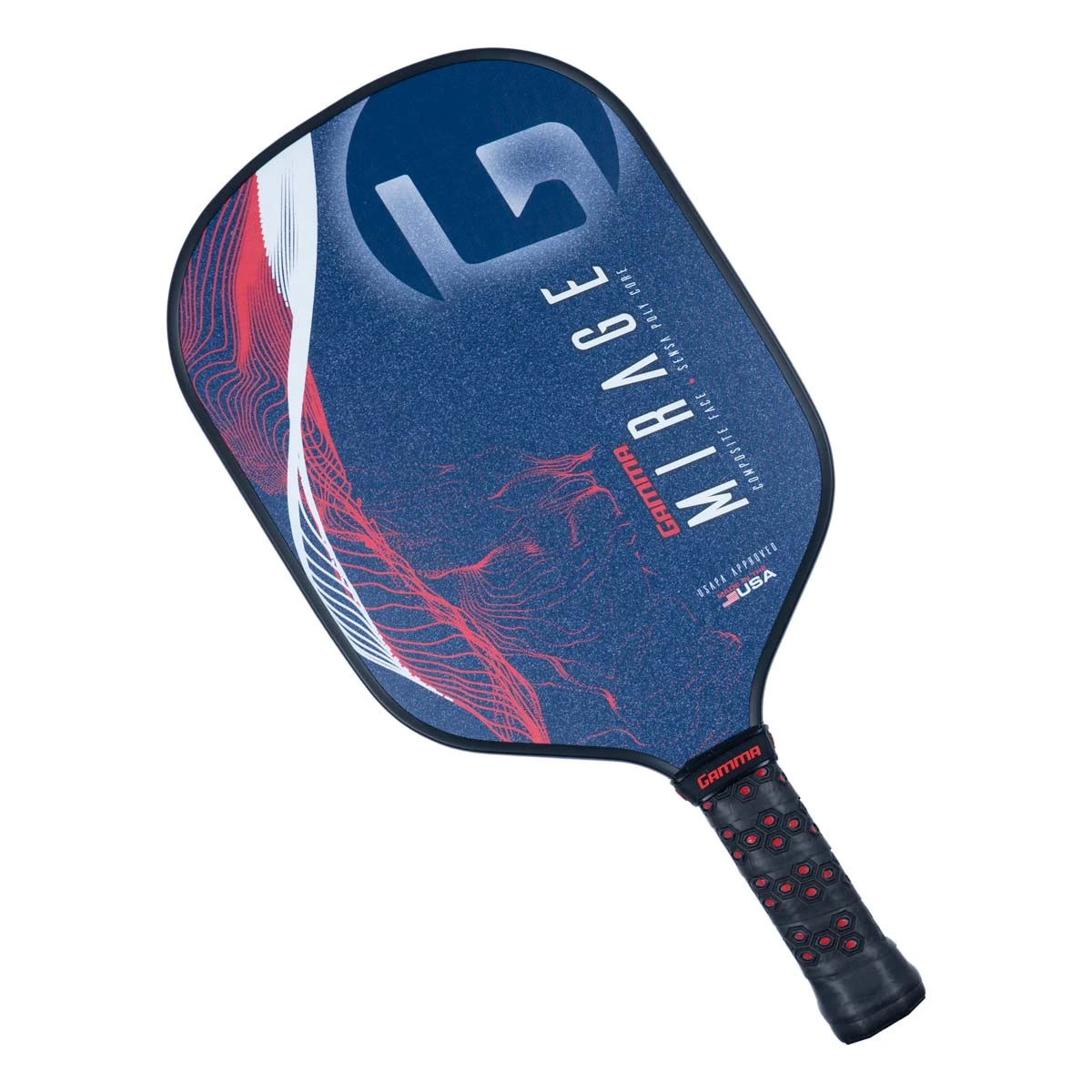 GAMMA Mirage Middleweight Graphite Pickleball Paddle GAMMA Mirage Middleweight Graphite Pickleball Paddle -Pickleball Racket Store gamma mirage middleweight graphite pickleball paddle 34025 1 l